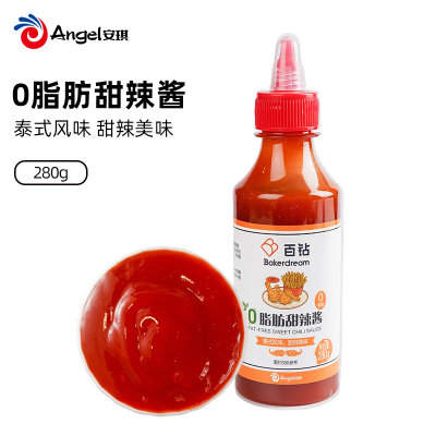 百钻0脂肪甜辣酱280g家用自制炸鸡块蘸酱泰式甜辣虾炒年糕调味料
