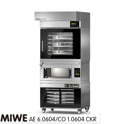 【烘焙设备】展示-MIWE backcombi 组合烤炉 4盘层炉+3盘风炉组合