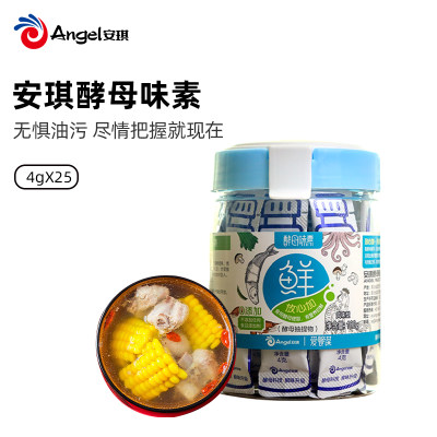【YE调味】安琪酵母味素 酵母抽提物家用煲汤炒菜提鲜调味独立小包4g*25袋