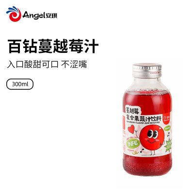 【快递请拍此链接】百钻蔓越莓复合果蔬汁饮料300ml 蔓越莓汁