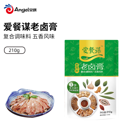 【YE调味】安琪爱餐谋五香老卤膏210g 卤肉龙虾香料卤料包 卤水调料家用卤膏